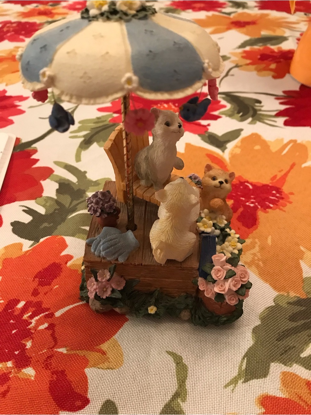 San Francisco Music Box Company Cat Figurine Music Box Collectible - Picture 2 of 7